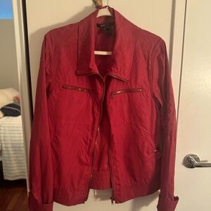 MARC JACOBS light weight windbreaker maroon jacket